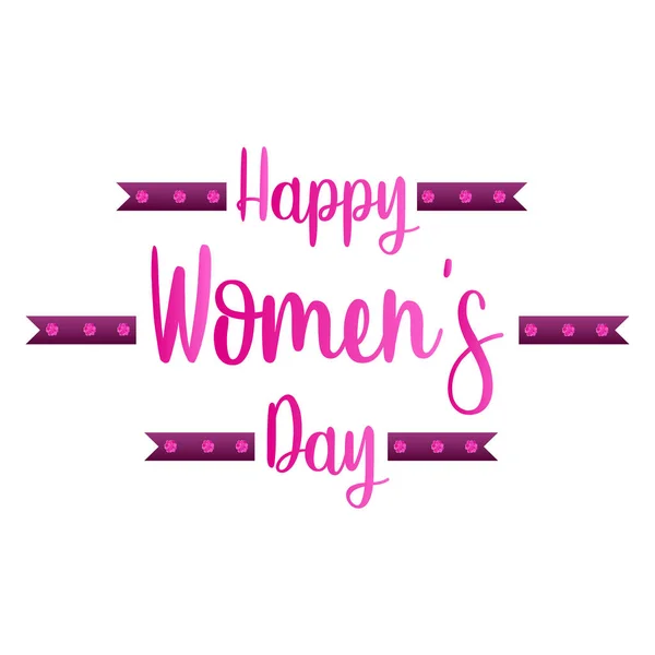 Happy women day — Stock Vector