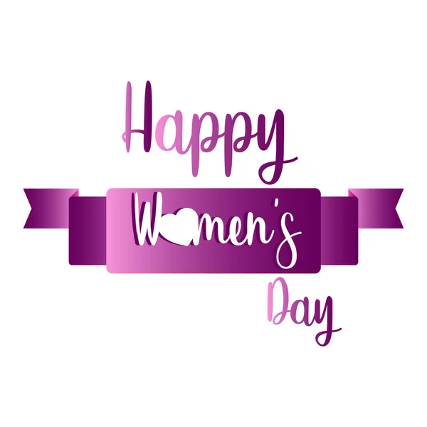 Happy women day — Stock Vector