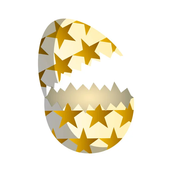 Σπασμένο αυγό του Πάσχα — Διανυσματικό Αρχείο