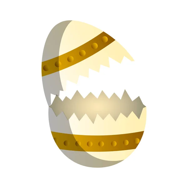 Nefunkční velikonoční vajíčko — Stockový vektor