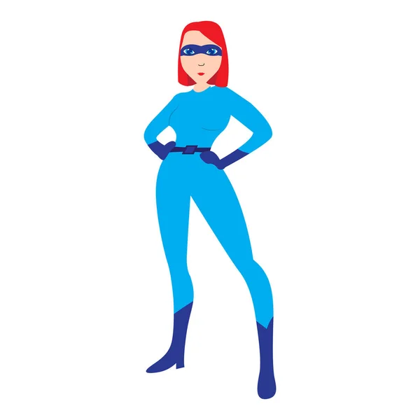 Superwoman stripfiguur — Stockvector