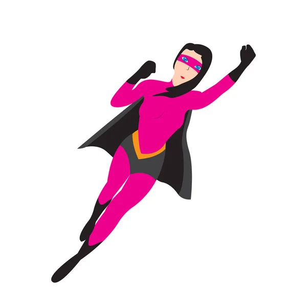 Super-mulher personagem de desenho animado — Vetor de Stock