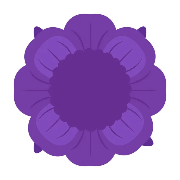 Isolated flower icon — Stock Vector