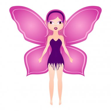 Sevimli sihirli peri. Fantezi yaratık