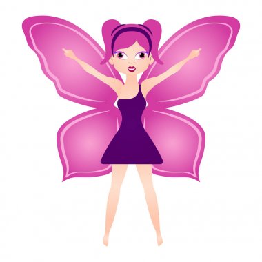 Sevimli sihirli peri. Fantezi yaratık