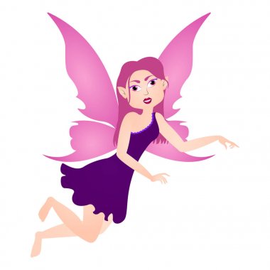 Sevimli sihirli peri. Fantezi yaratık