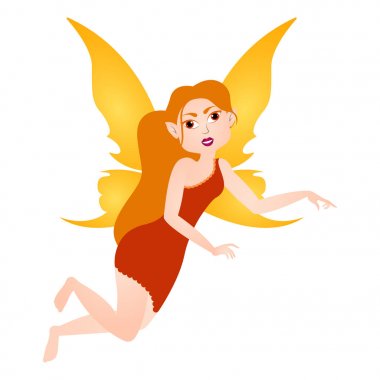 Sevimli sihirli peri. Fantezi yaratık