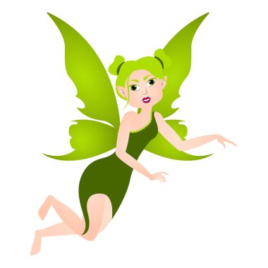 Sevimli sihirli peri. Fantezi yaratık