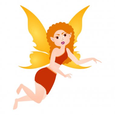 Sevimli sihirli peri. Fantezi yaratık