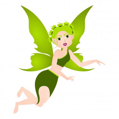 Sevimli sihirli peri. Fantezi yaratık