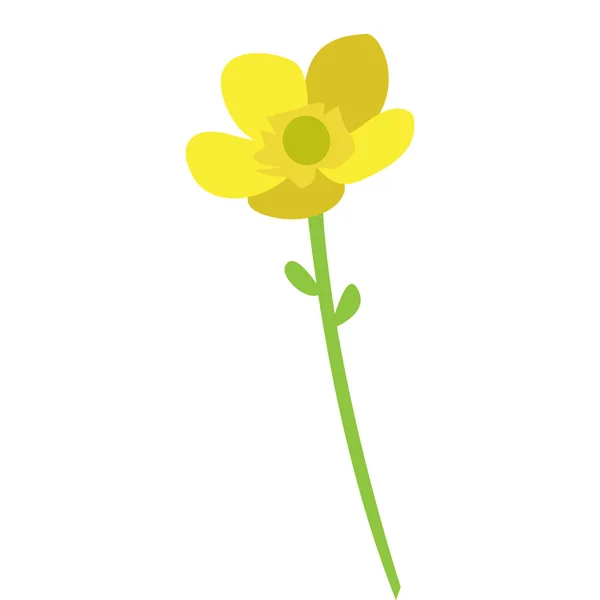Ładny kwiat ikona — Wektor stockowy
