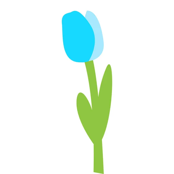 Aranyos virág ikon — Stock Vector