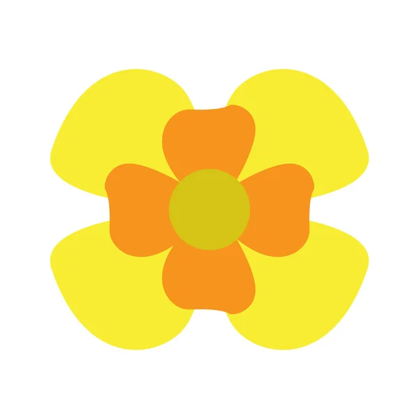 Lindo icono de flor — Vector de stock