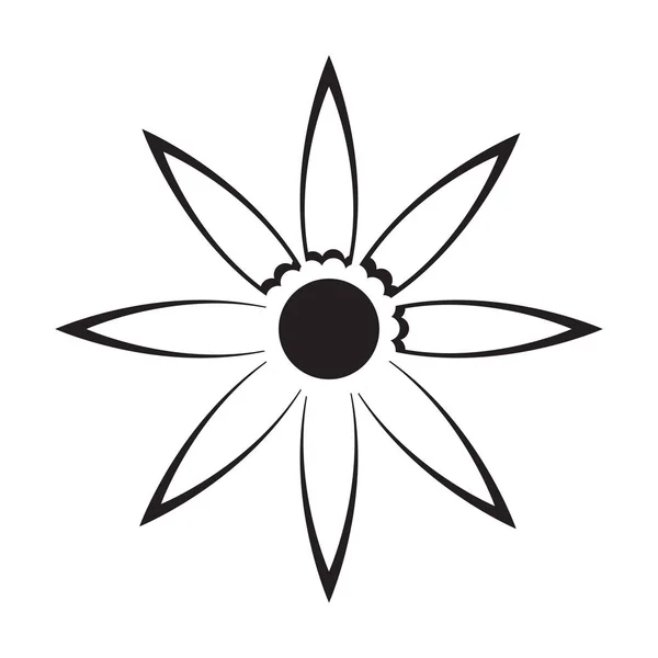 可愛い花のアイコン — ストックベクタ