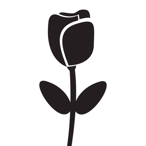 Cute rose icon — Stock Vector