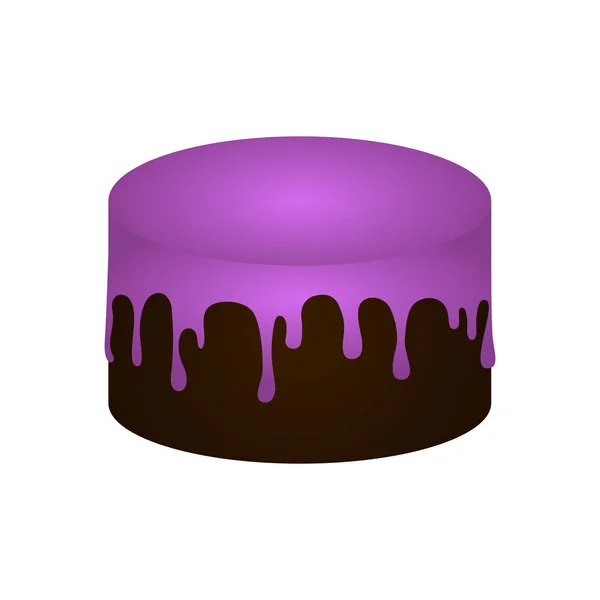 Icona dettagliata della torta — Vettoriale Stock