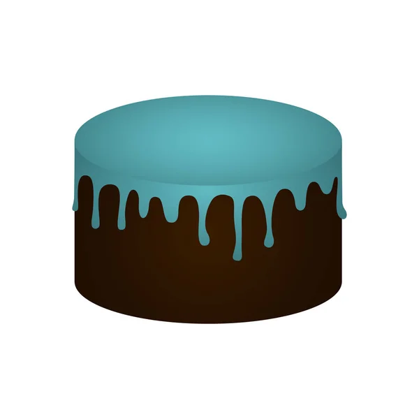 Detailed cake icon — Stock Vector