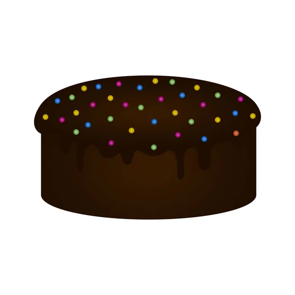 Detailed cake icon — Stock Vector
