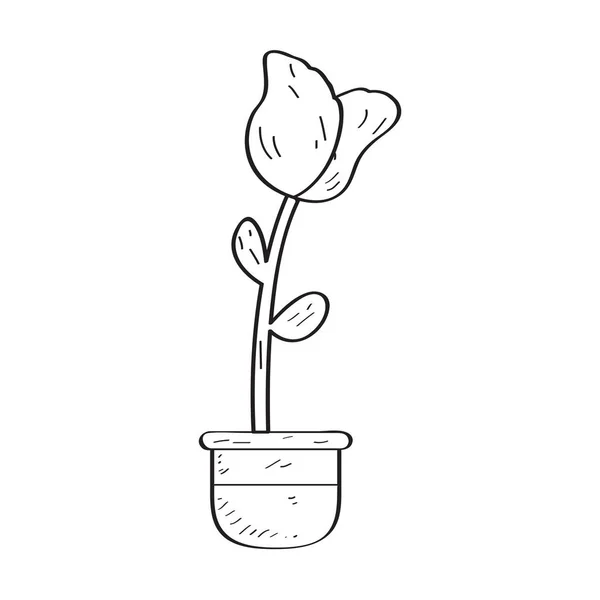 Tirage d'une rose. Style rétro — Image vectorielle