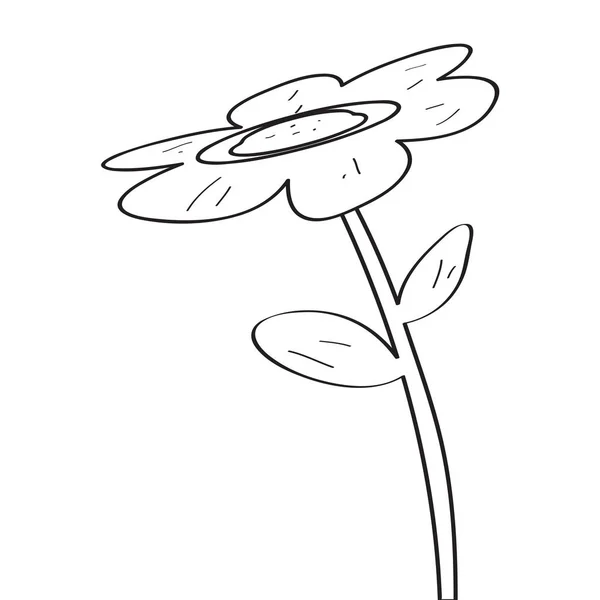 Tekening van een bloem — Stockvector