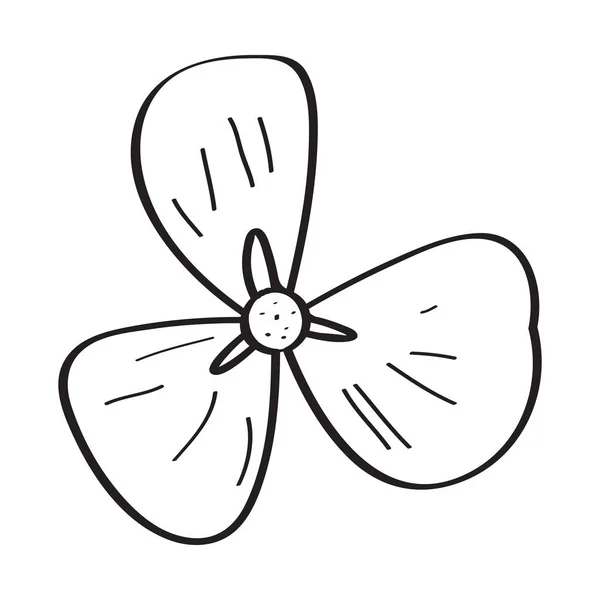 Kresba květiny — Stockový vektor