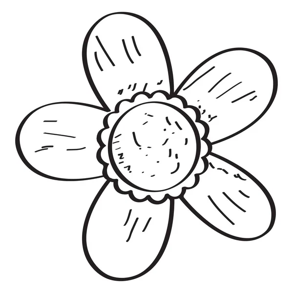 Dessin d'une fleur — Image vectorielle