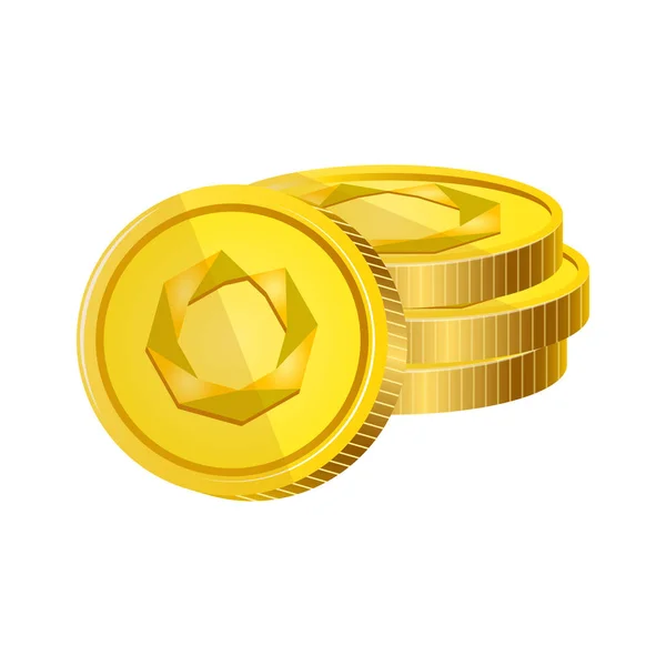 Virtual money currency — Stock Vector