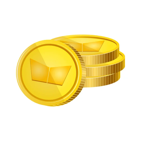 Virtual money currency — Stock Vector