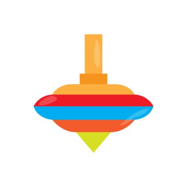 Renkli spin oyuncak simgesi