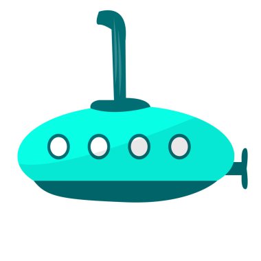 Renkli denizaltı oyuncak simgesi