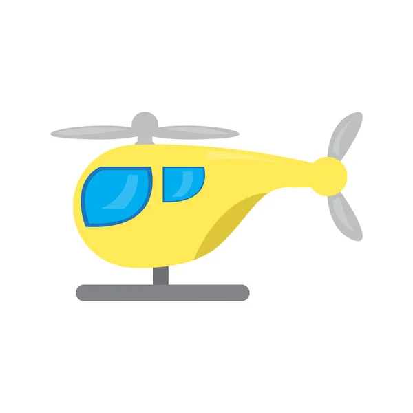 Icône de jouet d'hélicoptère coloré — Image vectorielle