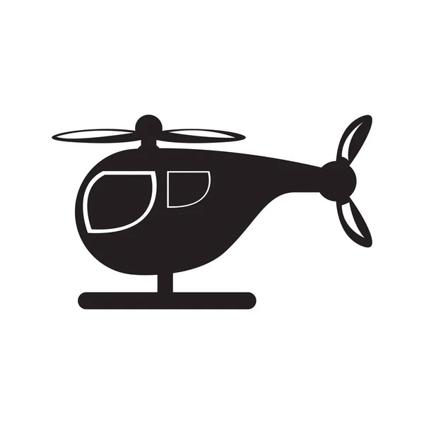 Isolated helicopter toy icon — Stock Vector