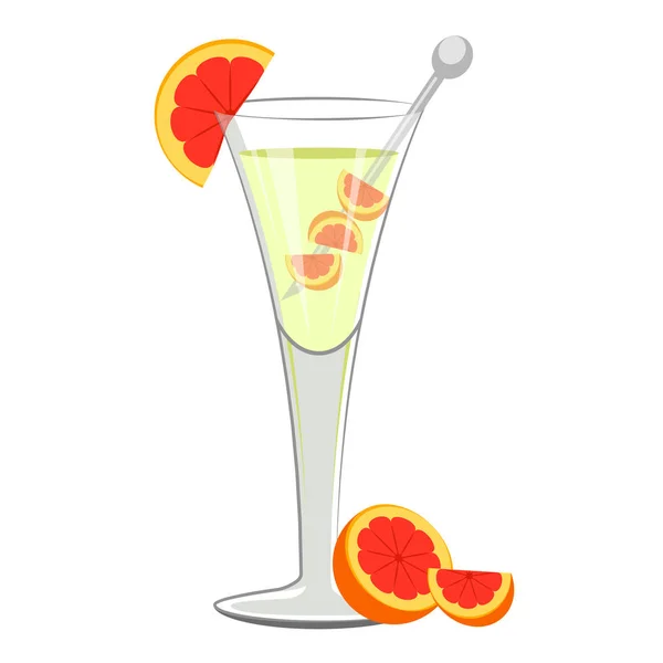 Popular martini cocktail — Stock Vector