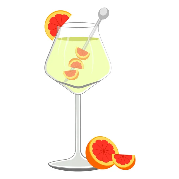 Popular martini cocktail — Stock Vector