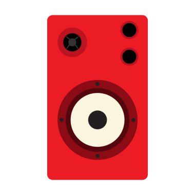 İzole hoparlör simgesi