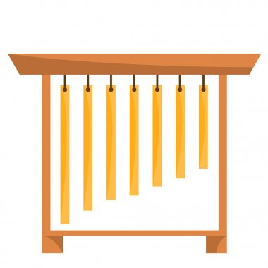 İzole borulu zil simgesini. Müzik aleti