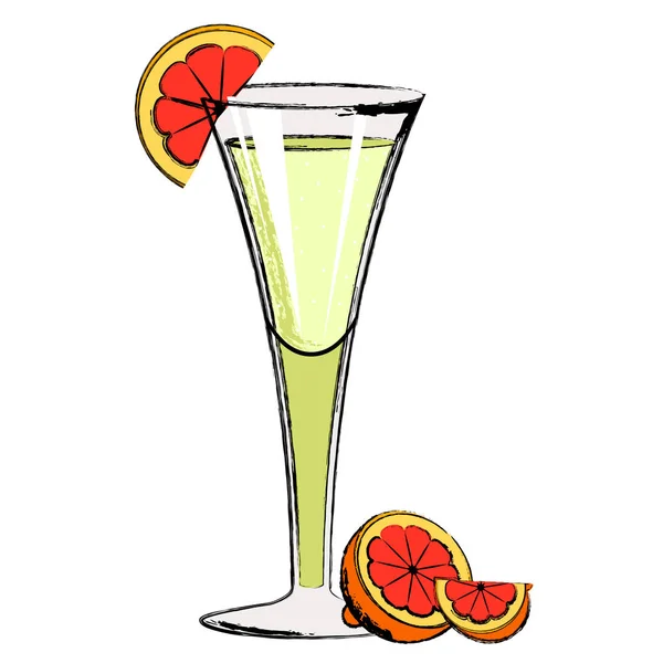 Cocktail martini popular — Vetor de Stock