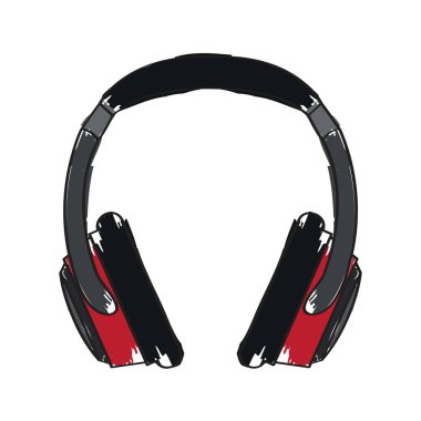 İzole kulaklık simgesi