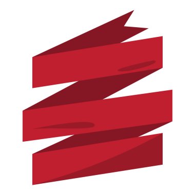 İzole edilmiş kurdele simgesi