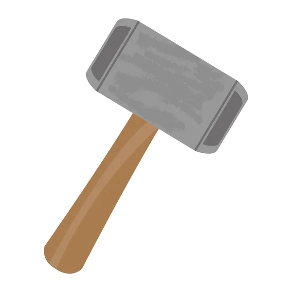 Icona del martello isolato — Vettoriale Stock