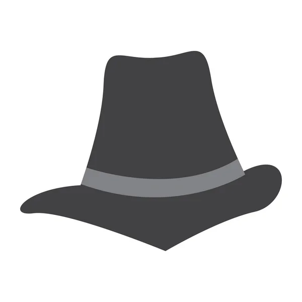Hipster καπέλο εικονίδιο — Διανυσματικό Αρχείο