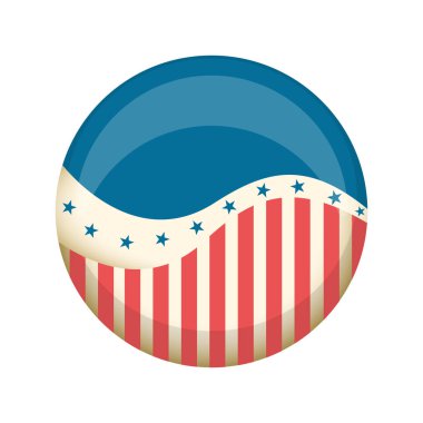 Retro ABD Kampanya düğme