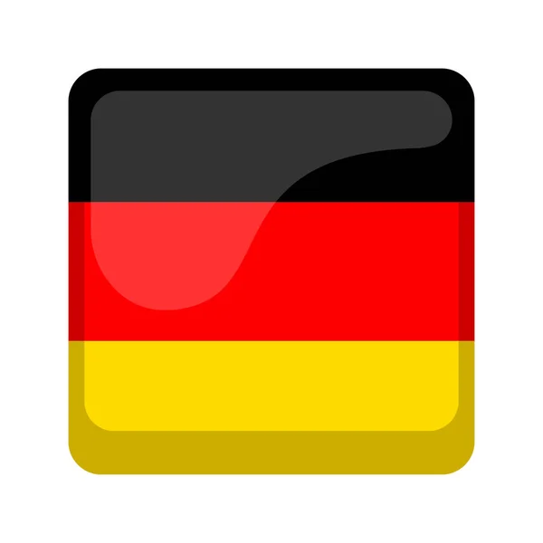 Empty Germany campaign button — Stock Vector