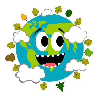 Mutlu dünya emote. Dünya günü