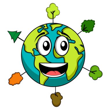 Mutlu dünya emote. Dünya günü