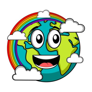 Mutlu dünya emote. Dünya günü