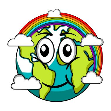 Mutlu dünya emote. Dünya günü