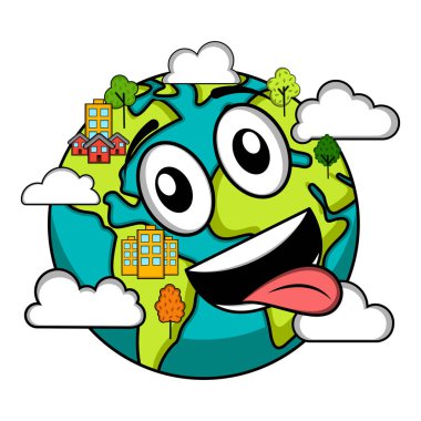 Mutlu dünya emote. Dünya günü