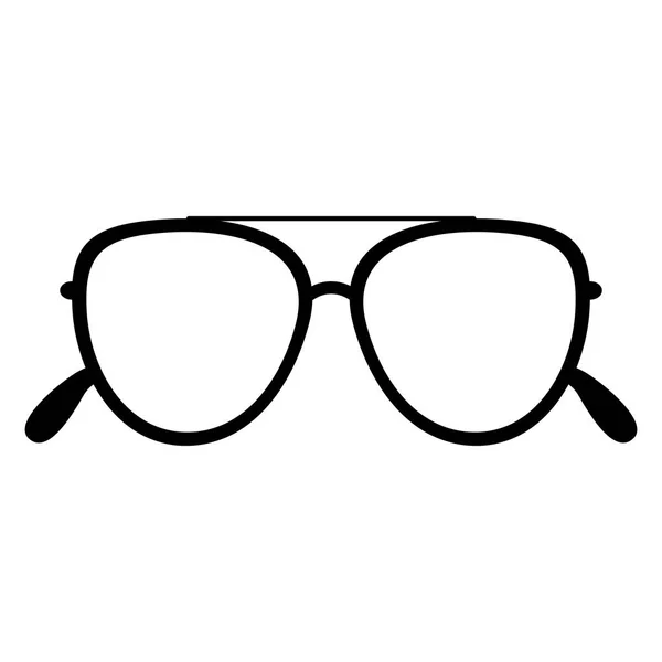 Ikona izolované sluneční brýle — Stockový vektor
