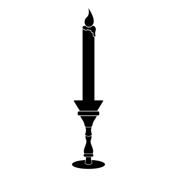 Judisk candle-ikonen — Stock vektor